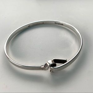 Tiffany & Co hinge silver bangle Vintage